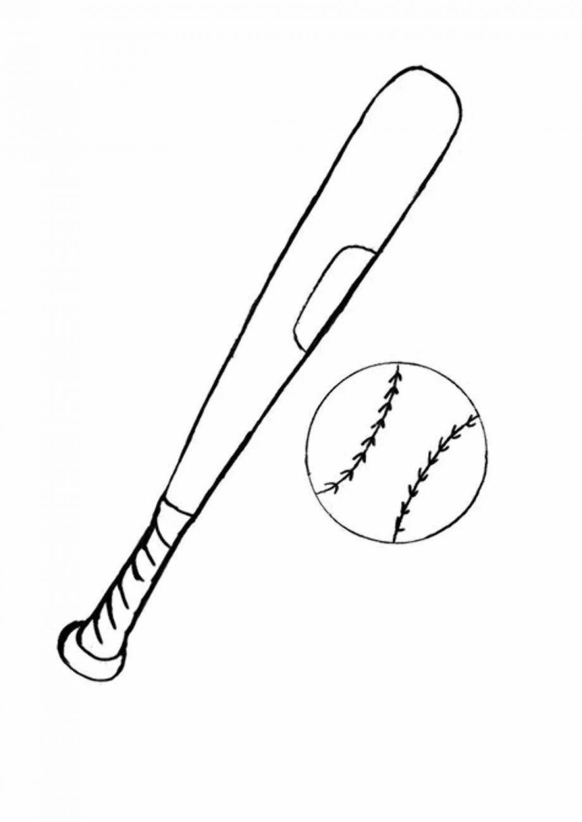 Рисунок биты. Бейсбольная бита раскраска. Бита карандашом. Раскраска бейсбольной биты. Бита раскраска для детей.