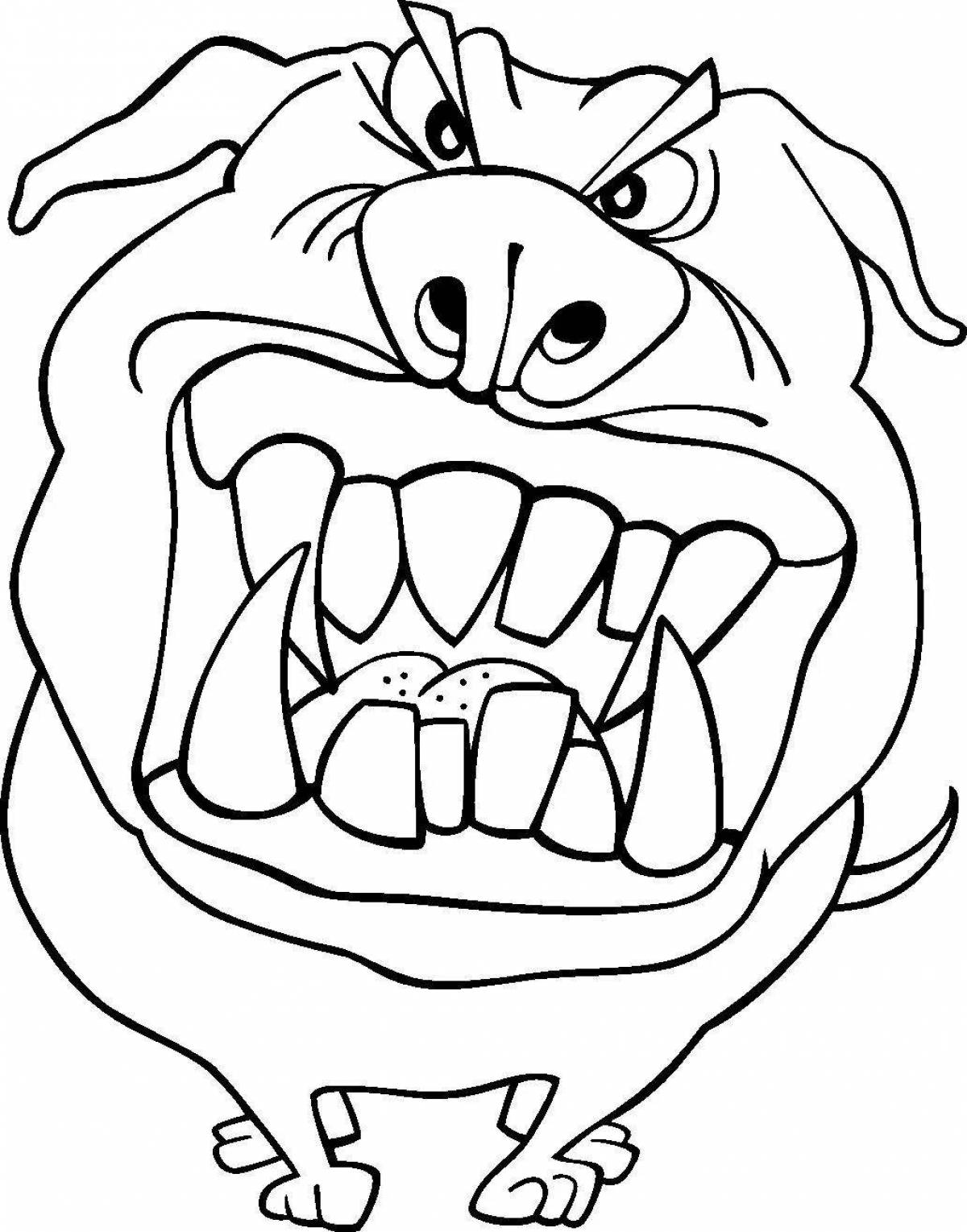 Happy joke coloring pages