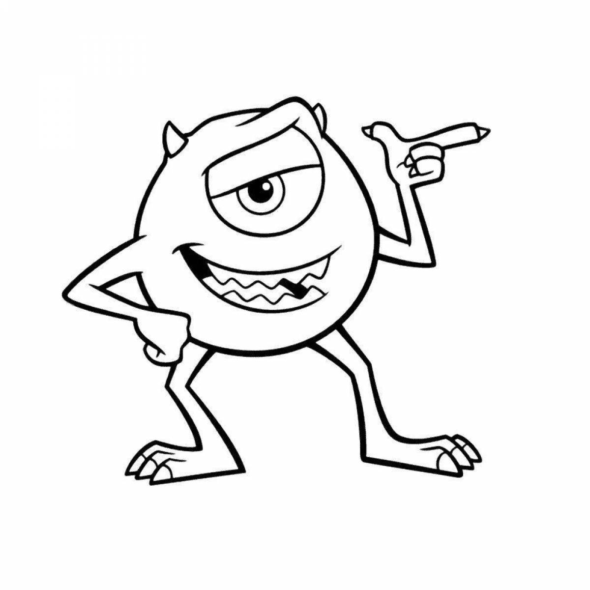 Animated joke coloring pages