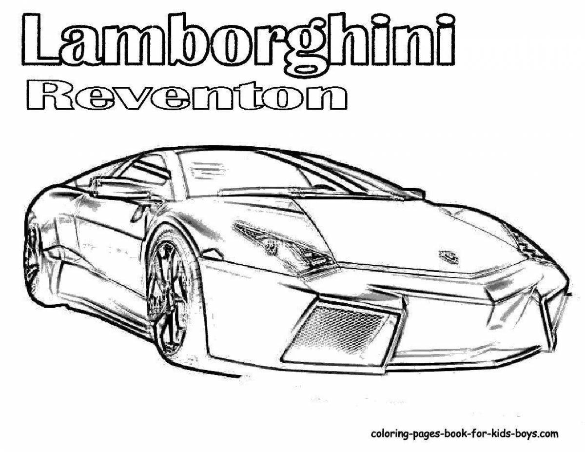 Lambo bright coloring