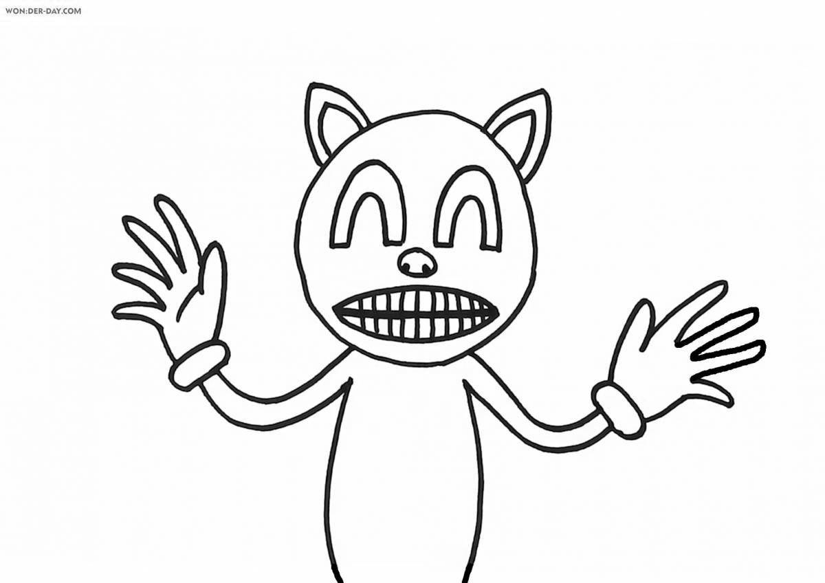 Awesome gray head coloring page