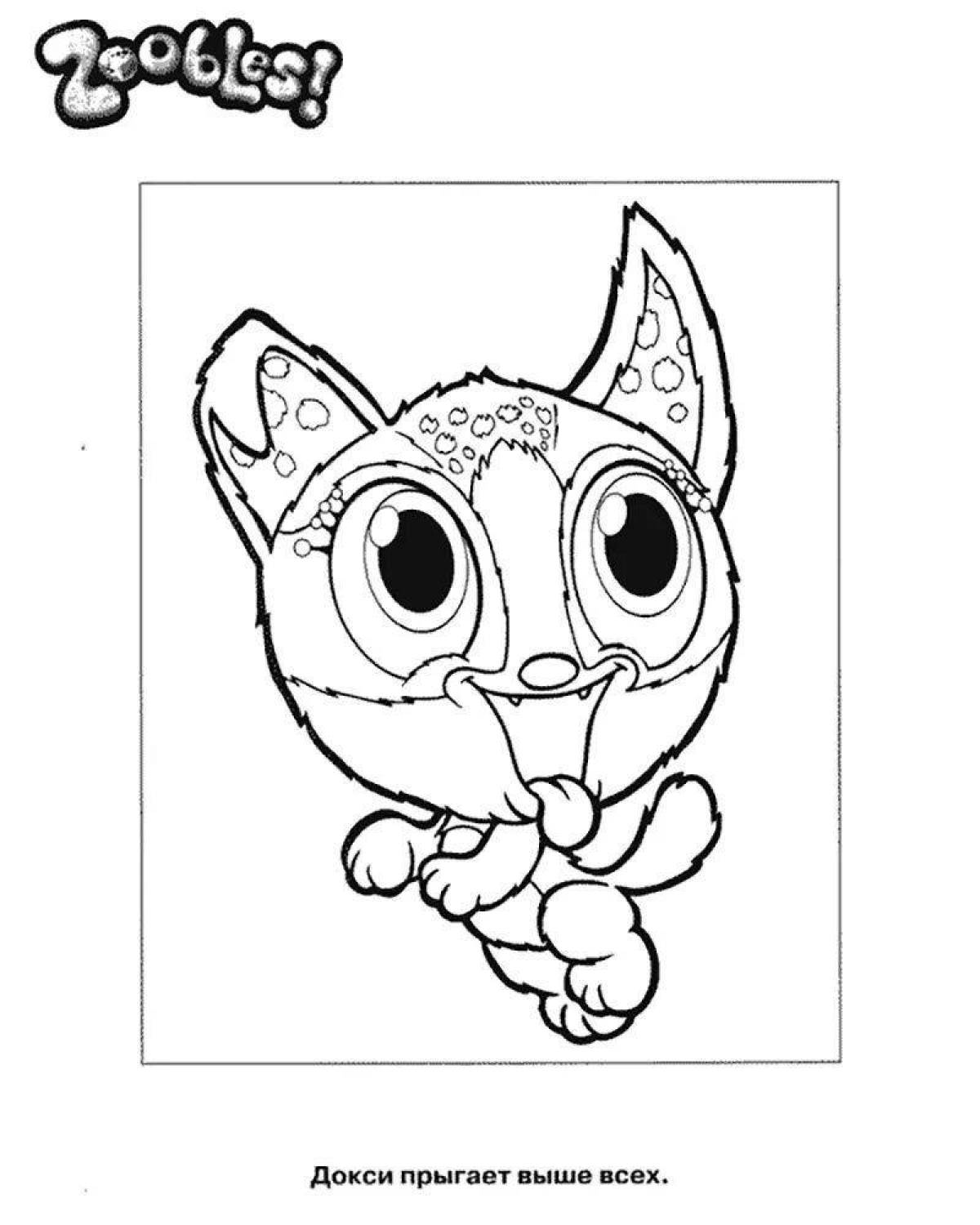 Zooble coloring pages