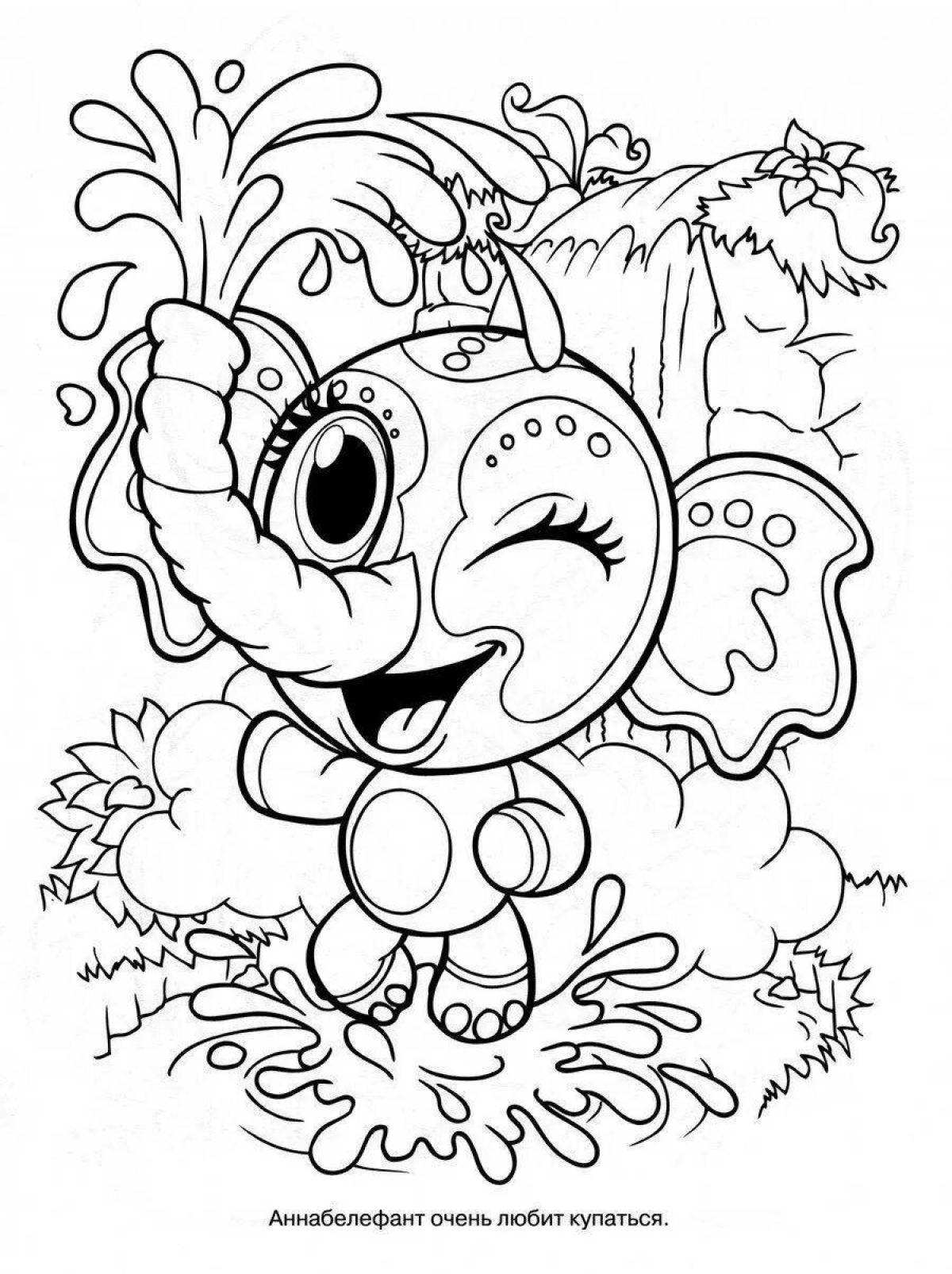 Zooble bizarre coloring pages