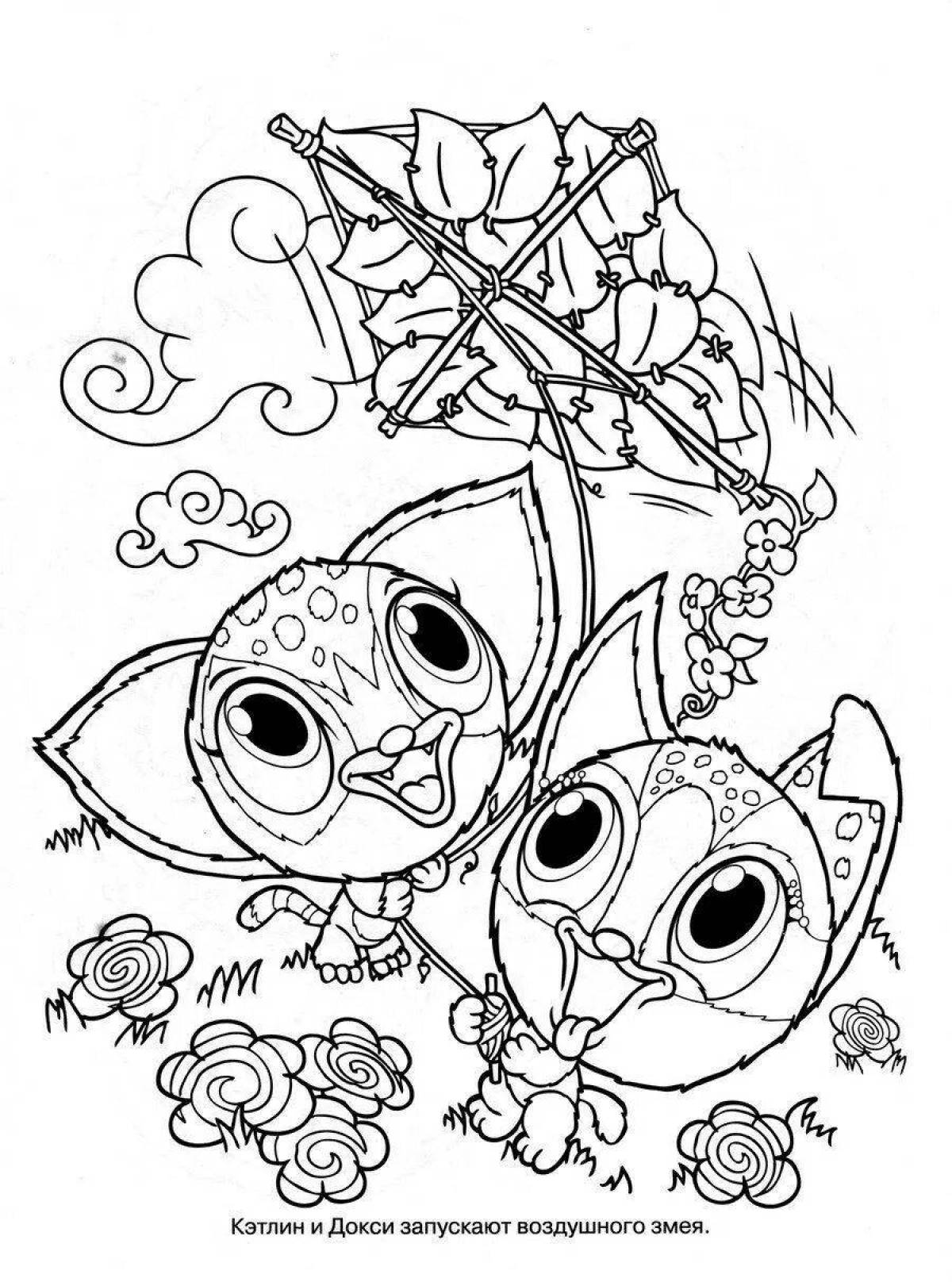 Zooble fancy coloring