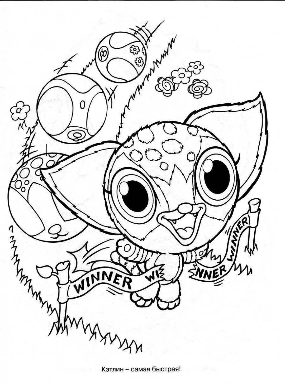Zooble playable coloring page