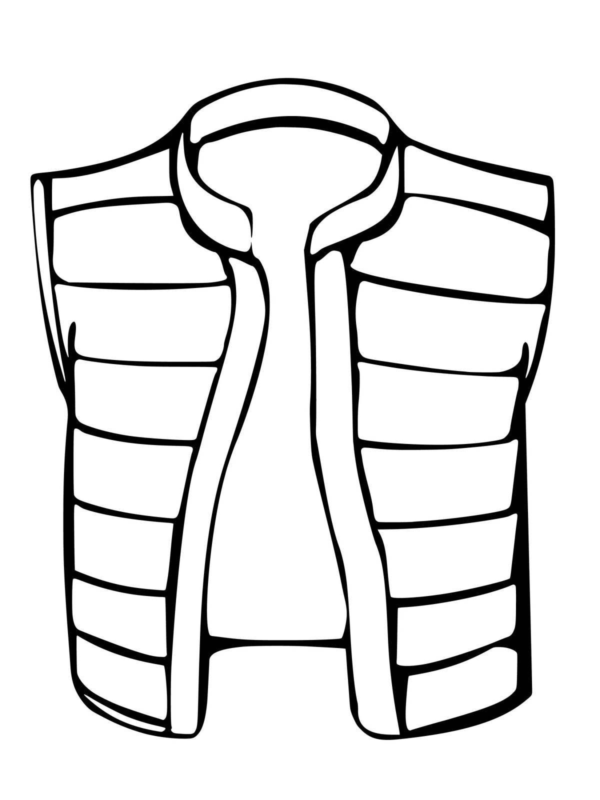 Colored vest