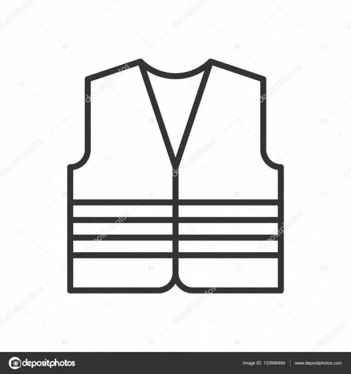 Coloring vest
