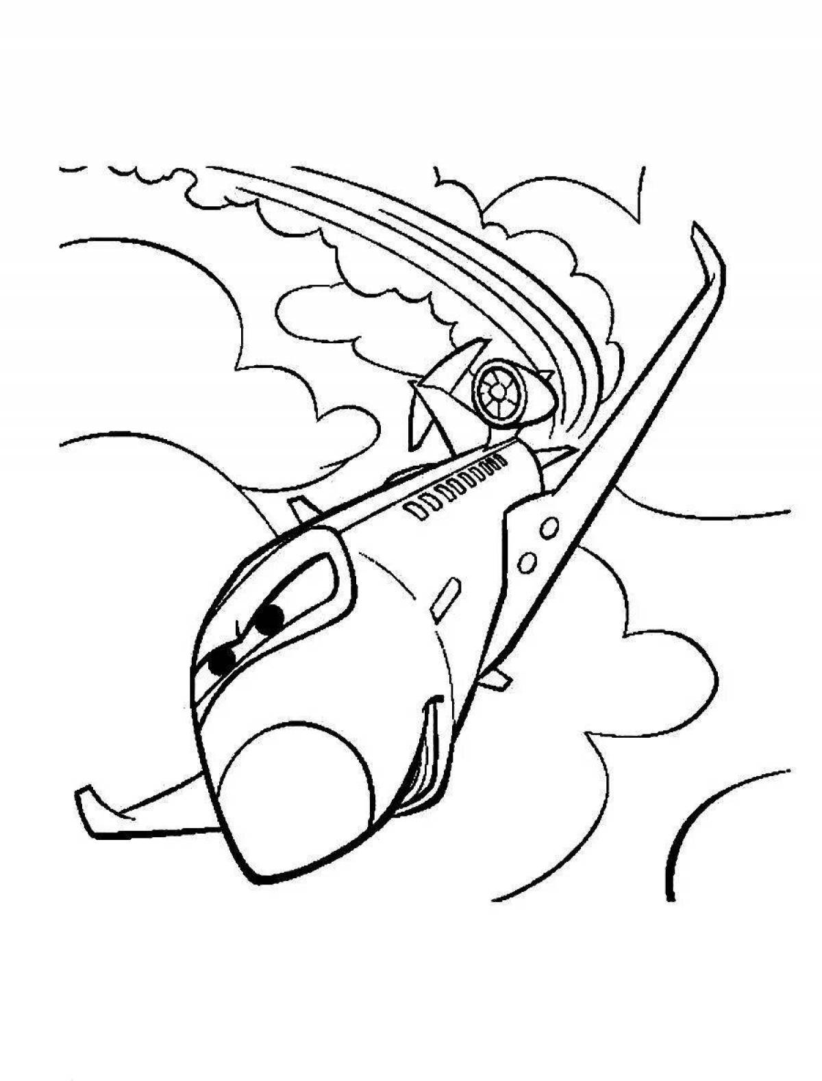Hudson's animated coloring page