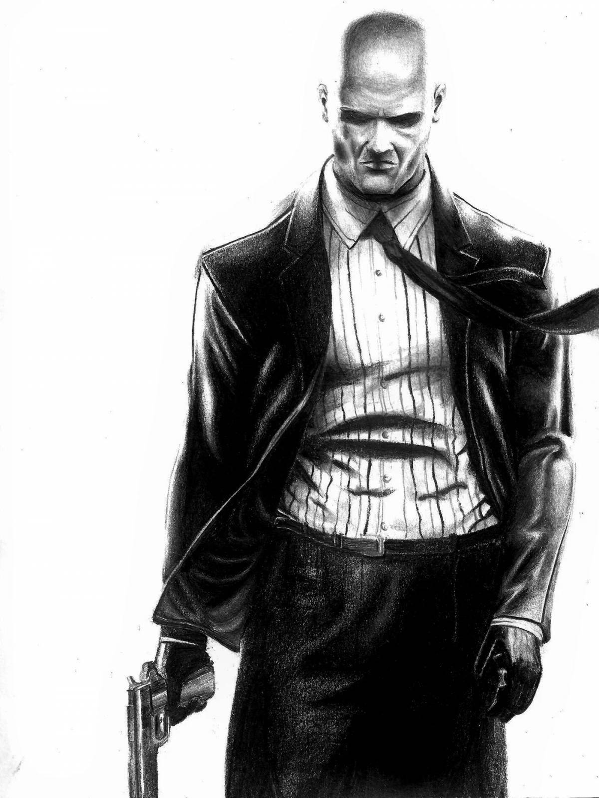 Hitman bright coloring