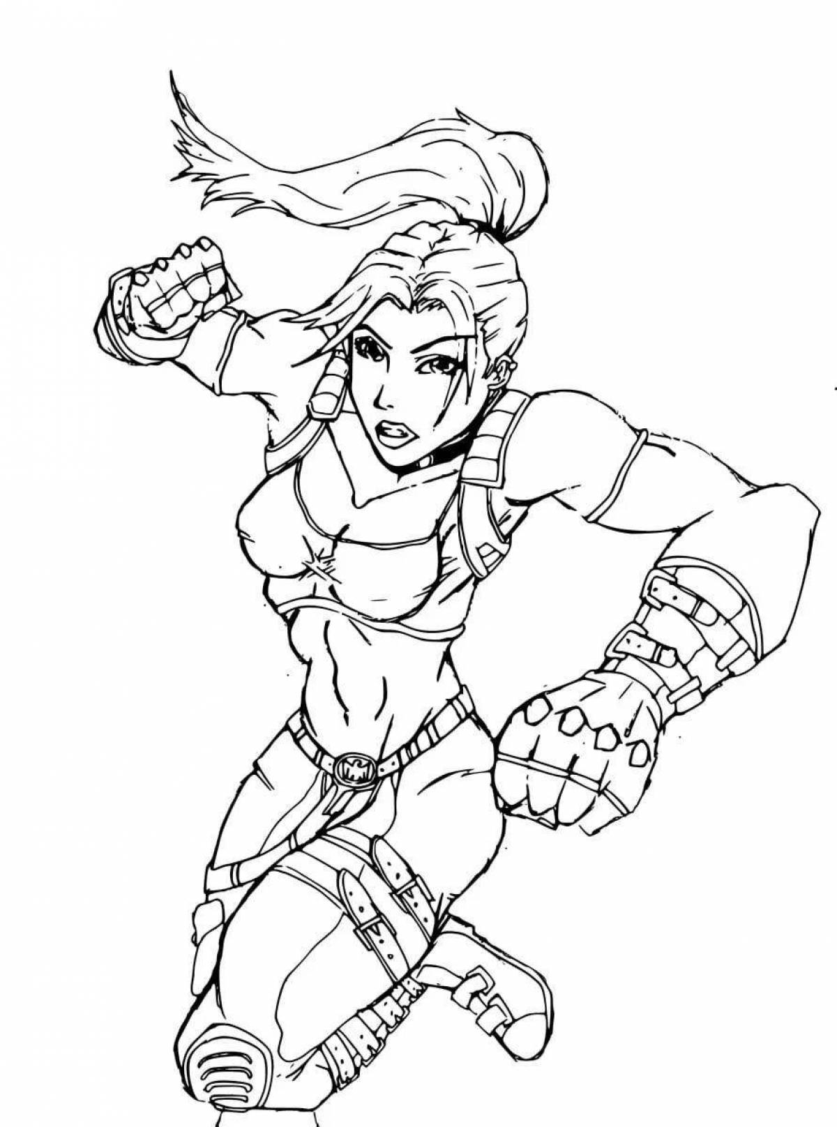 Joyful death coloring