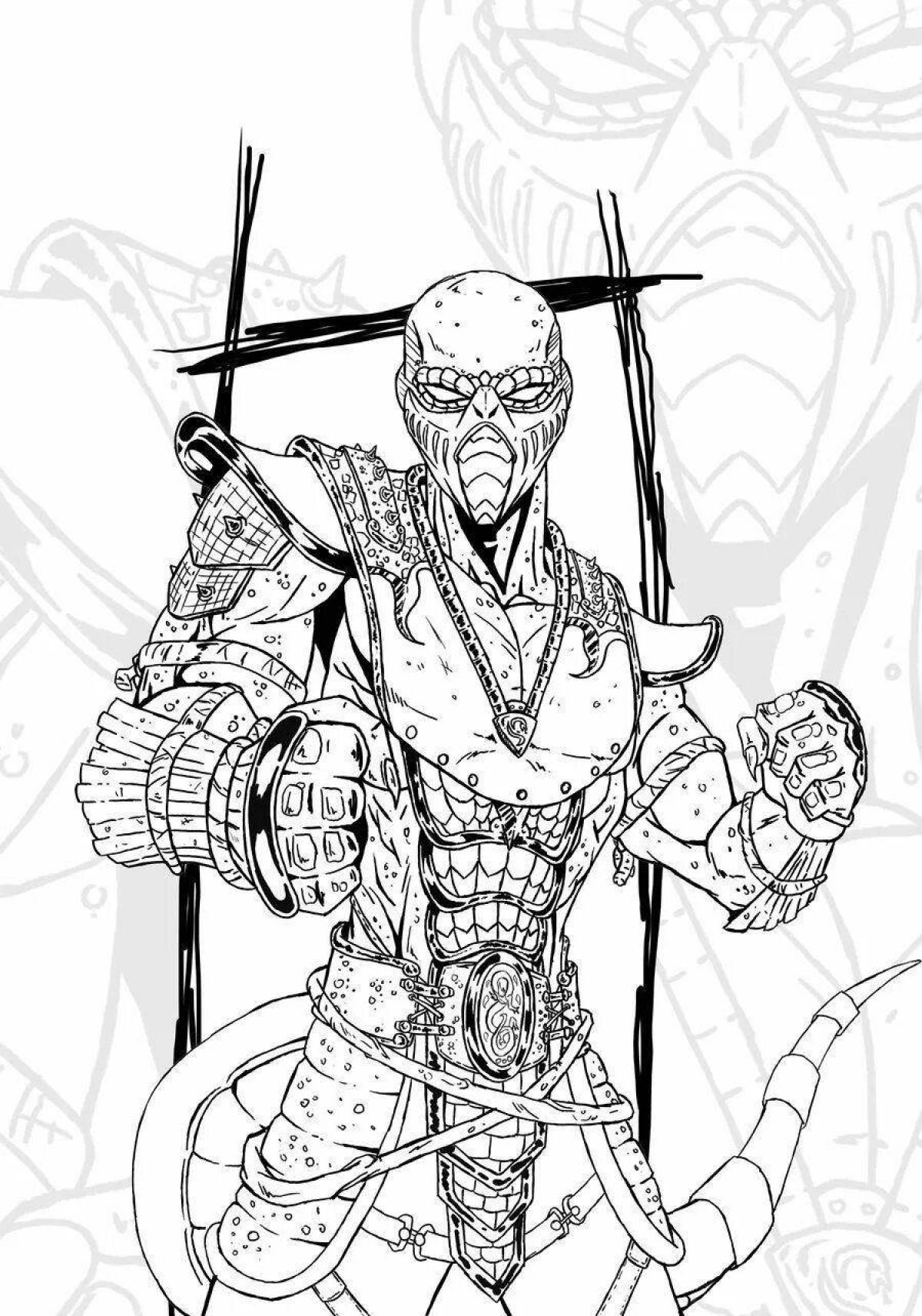 Awesome death coloring book