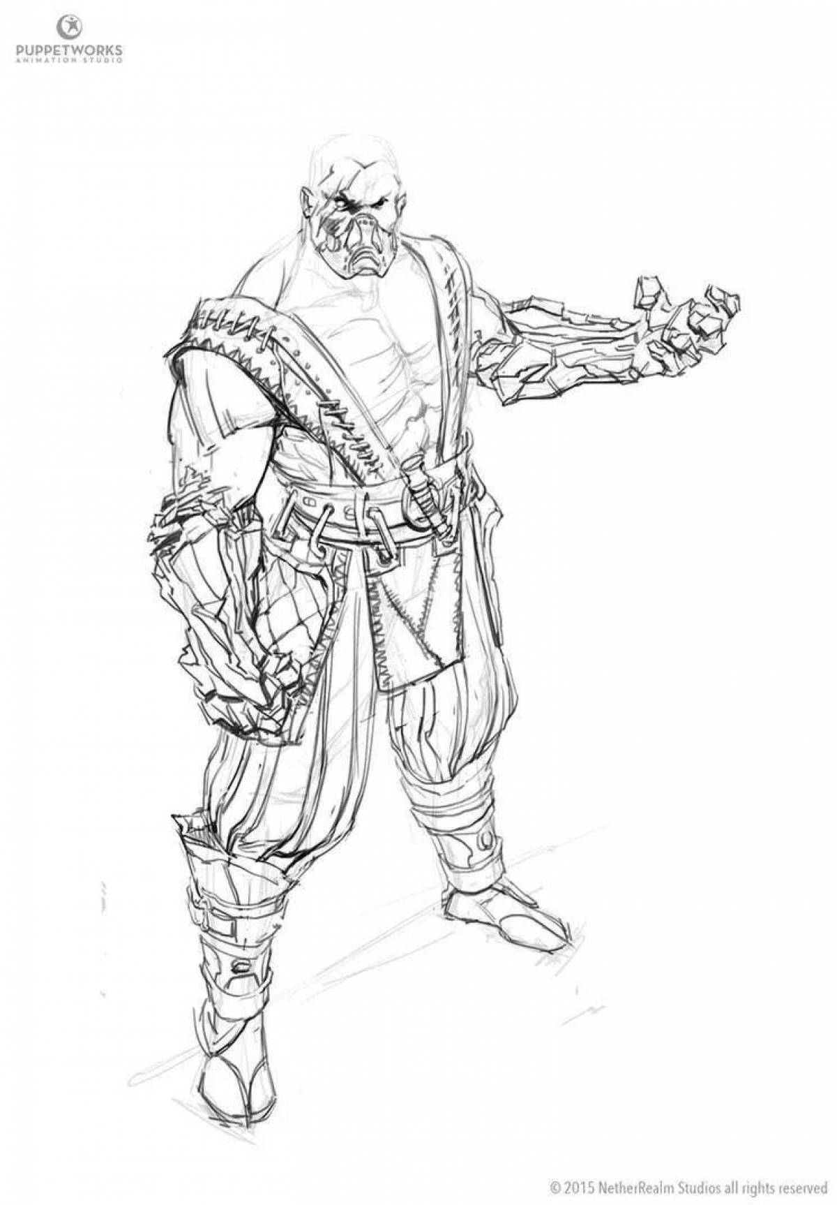 Playful death coloring