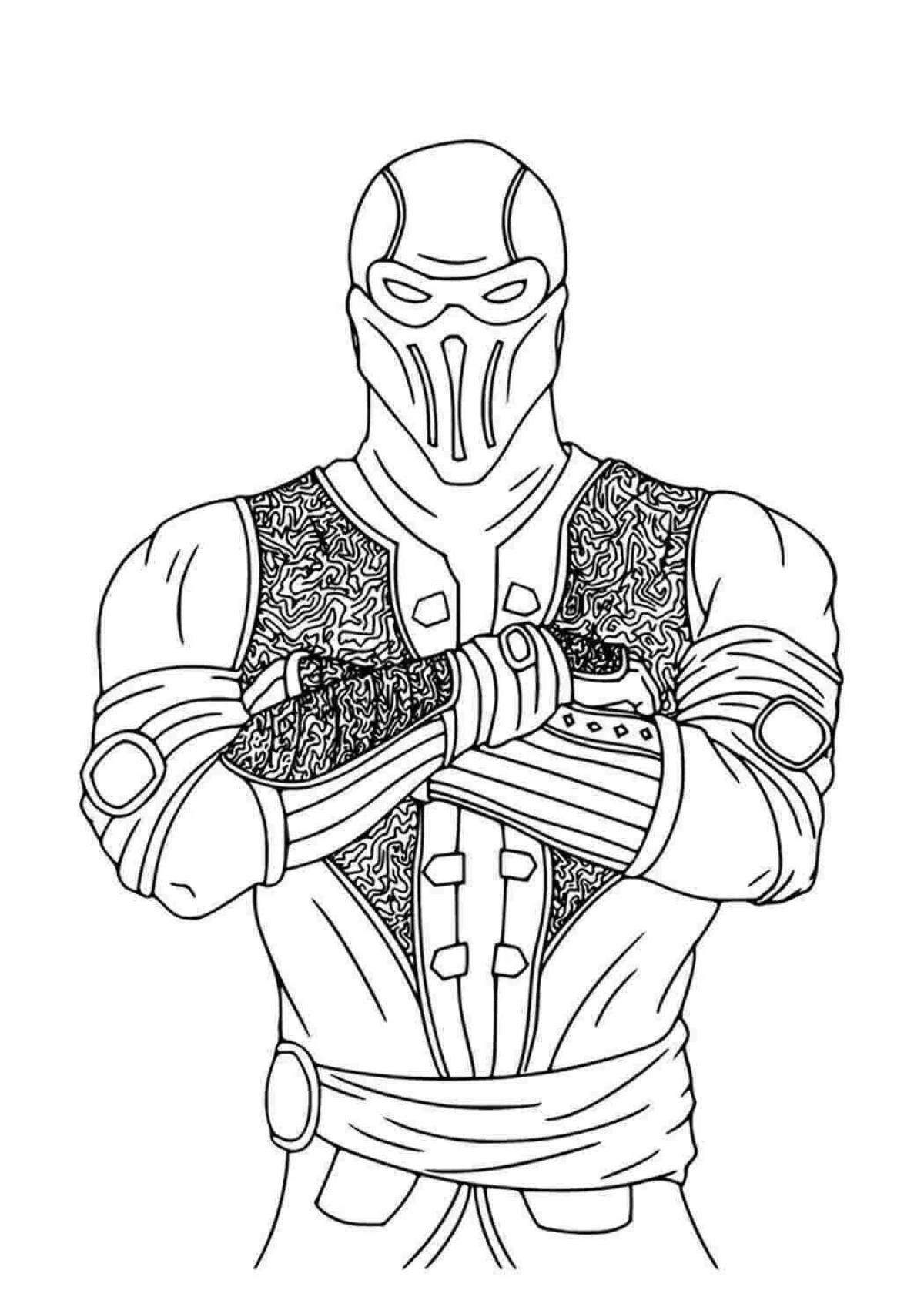 Fascinating death coloring