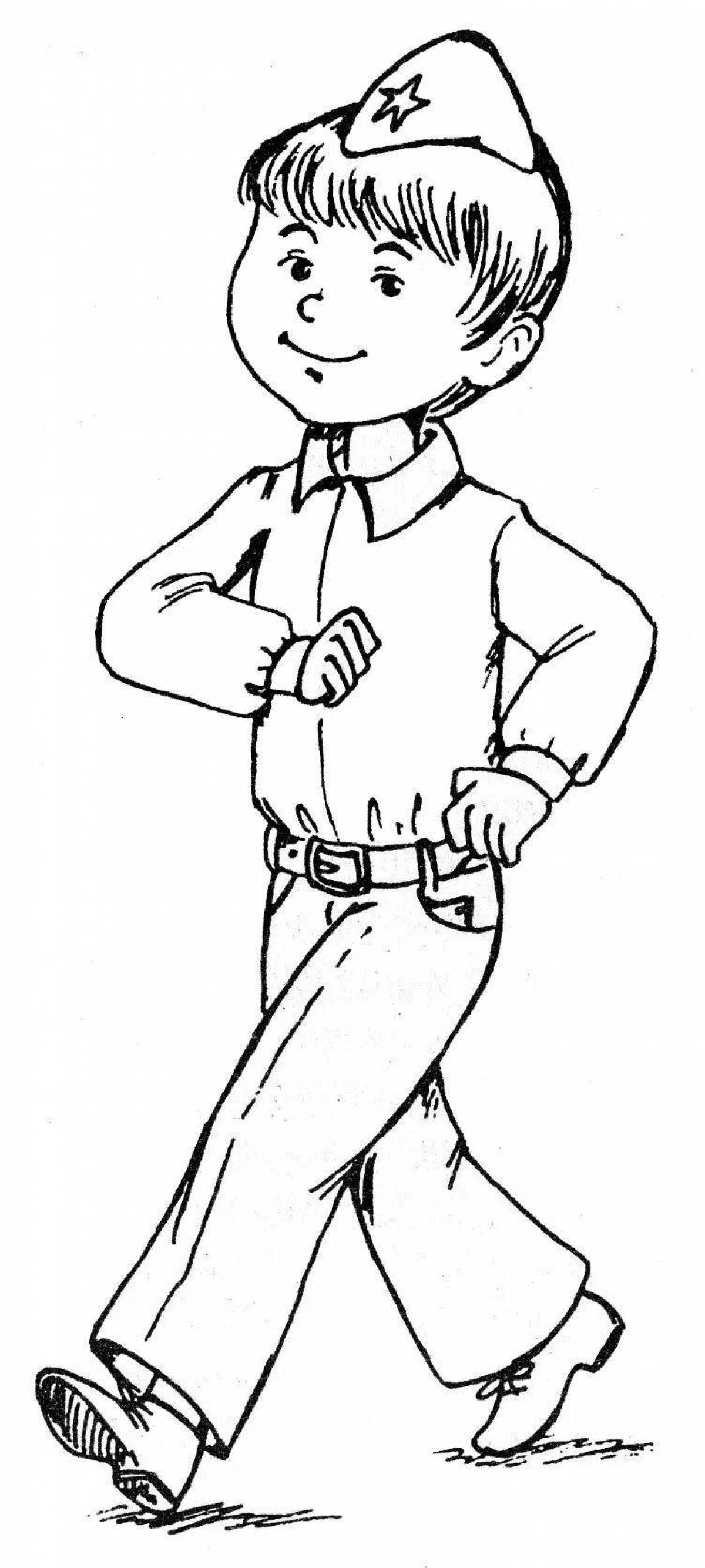 Fire Pioneers coloring page