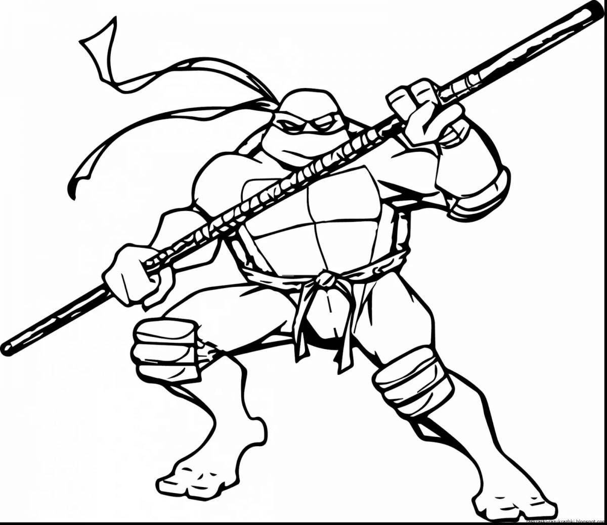 Colorful gojitsu coloring page