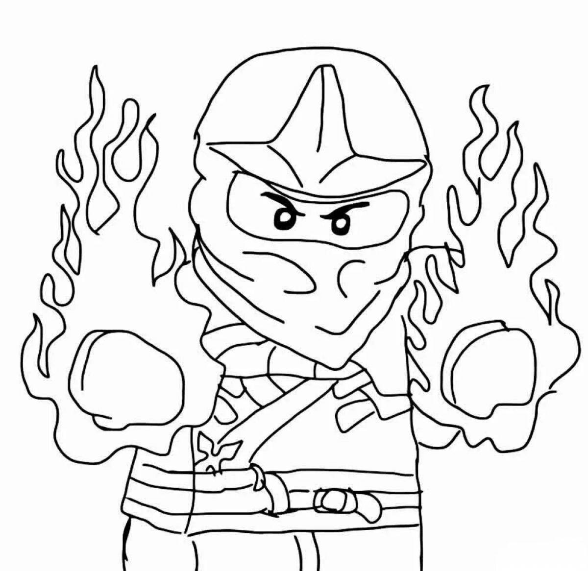 Bright gojitsu coloring page