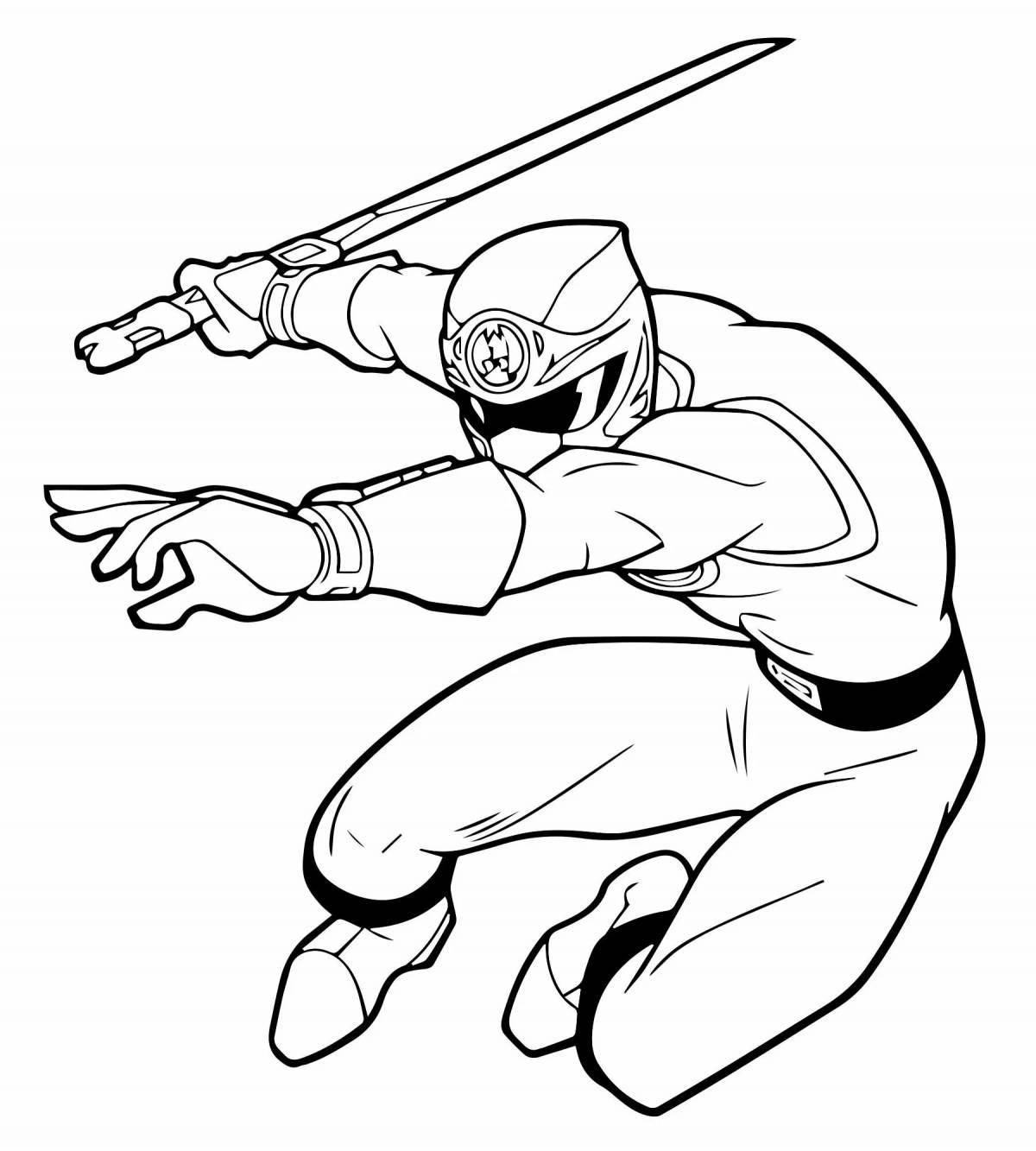 Adorable gojitsu coloring page