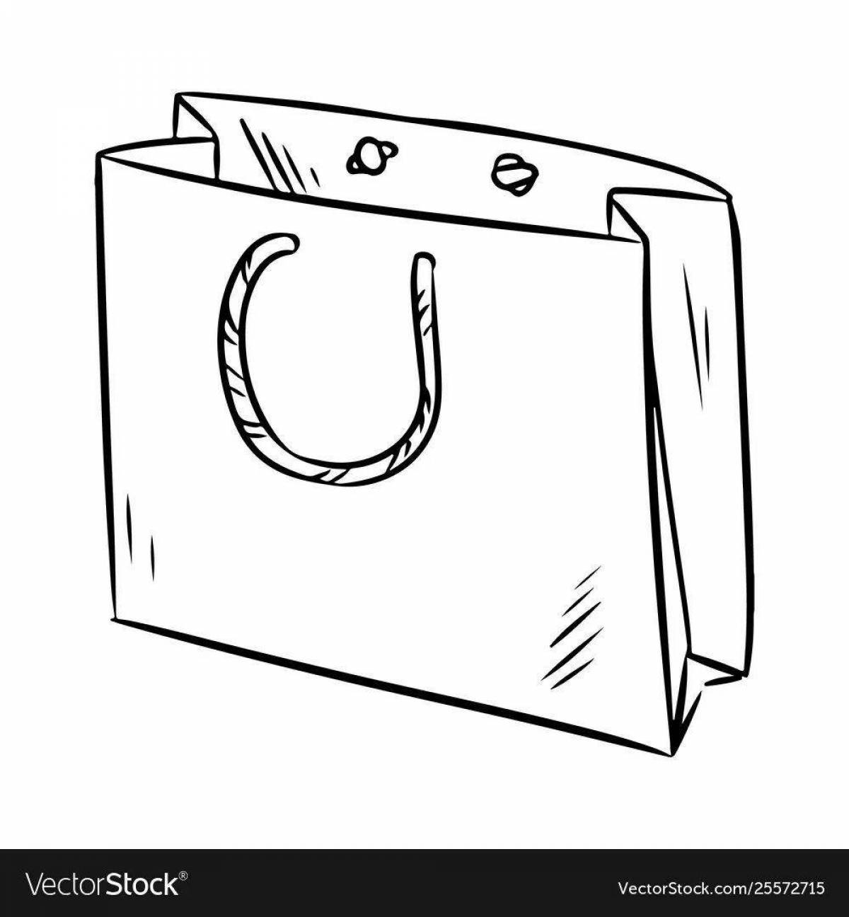 Cute sachet coloring page