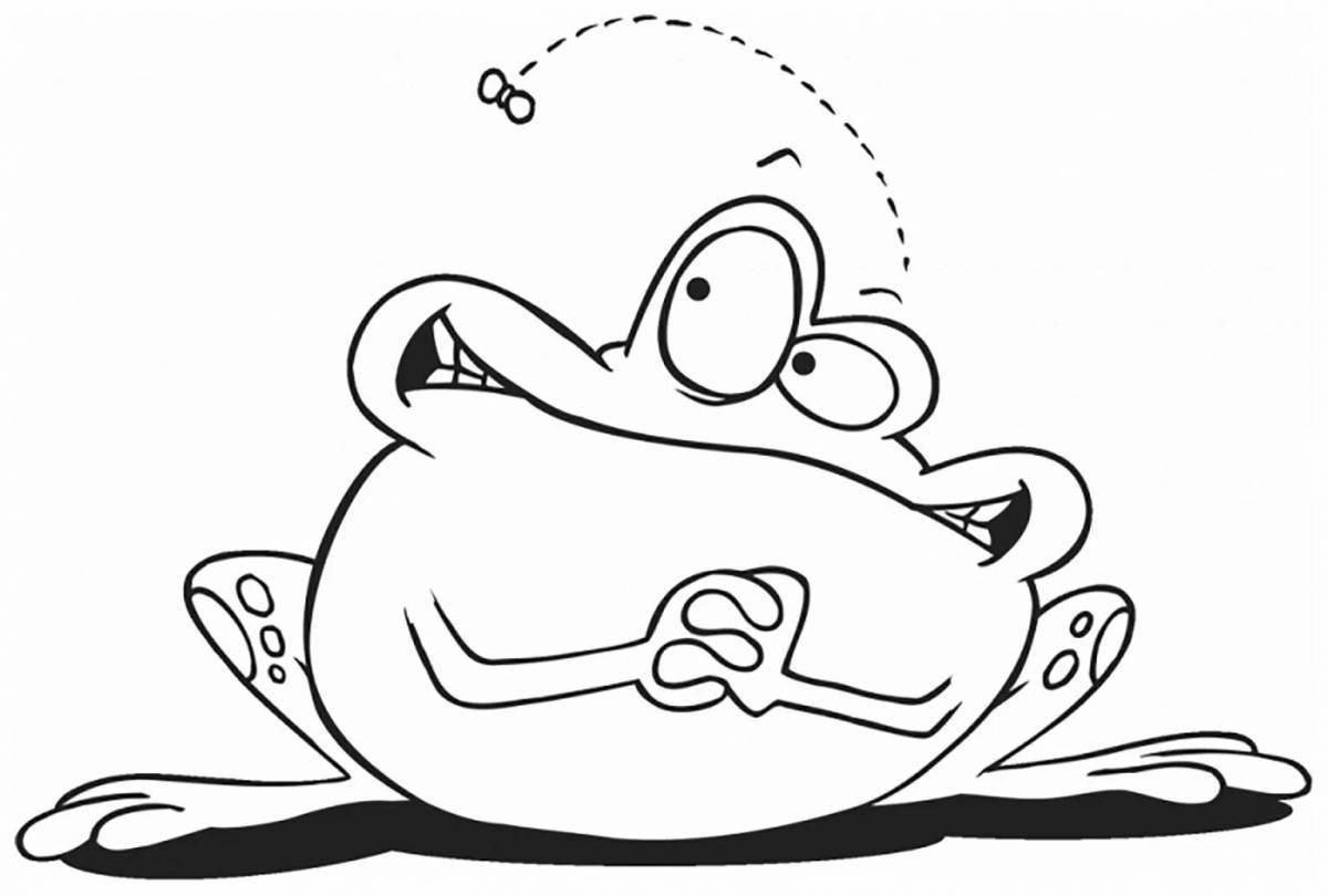 Amazing frog coloring pages