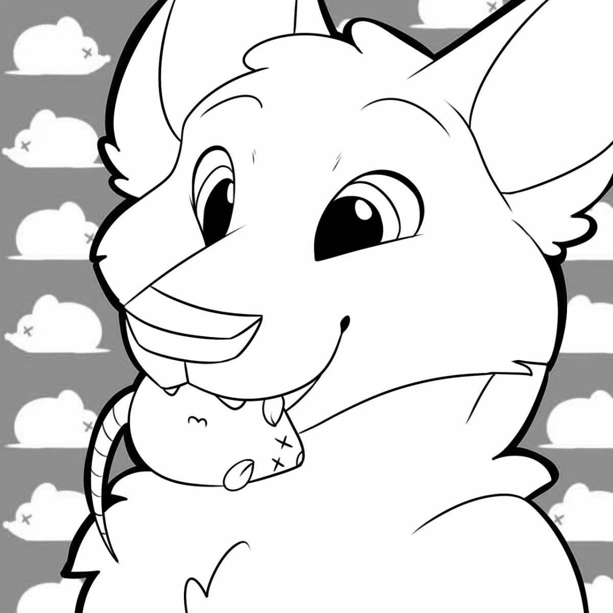 Photo Fursuit bold coloring
