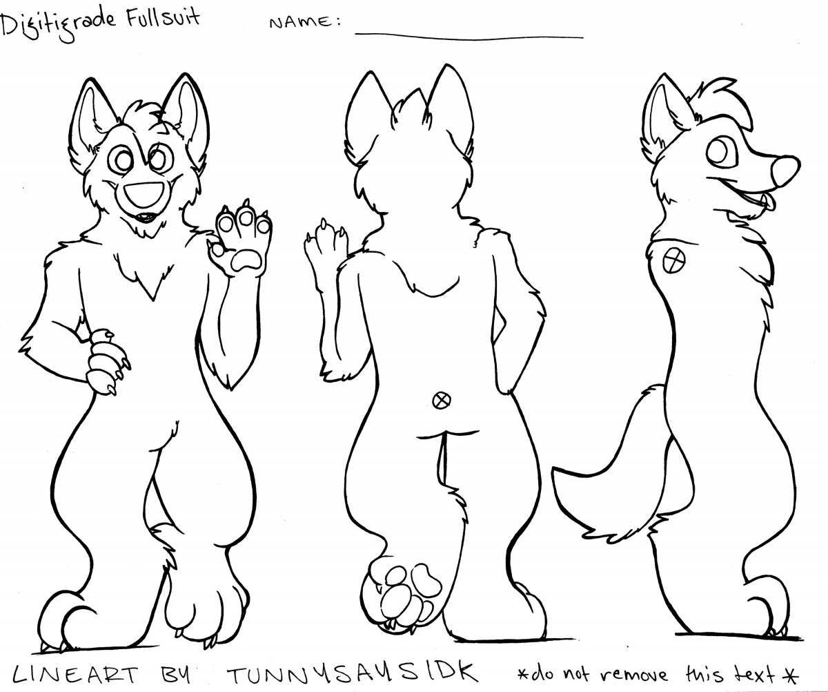Photo Amazing fursuit coloring
