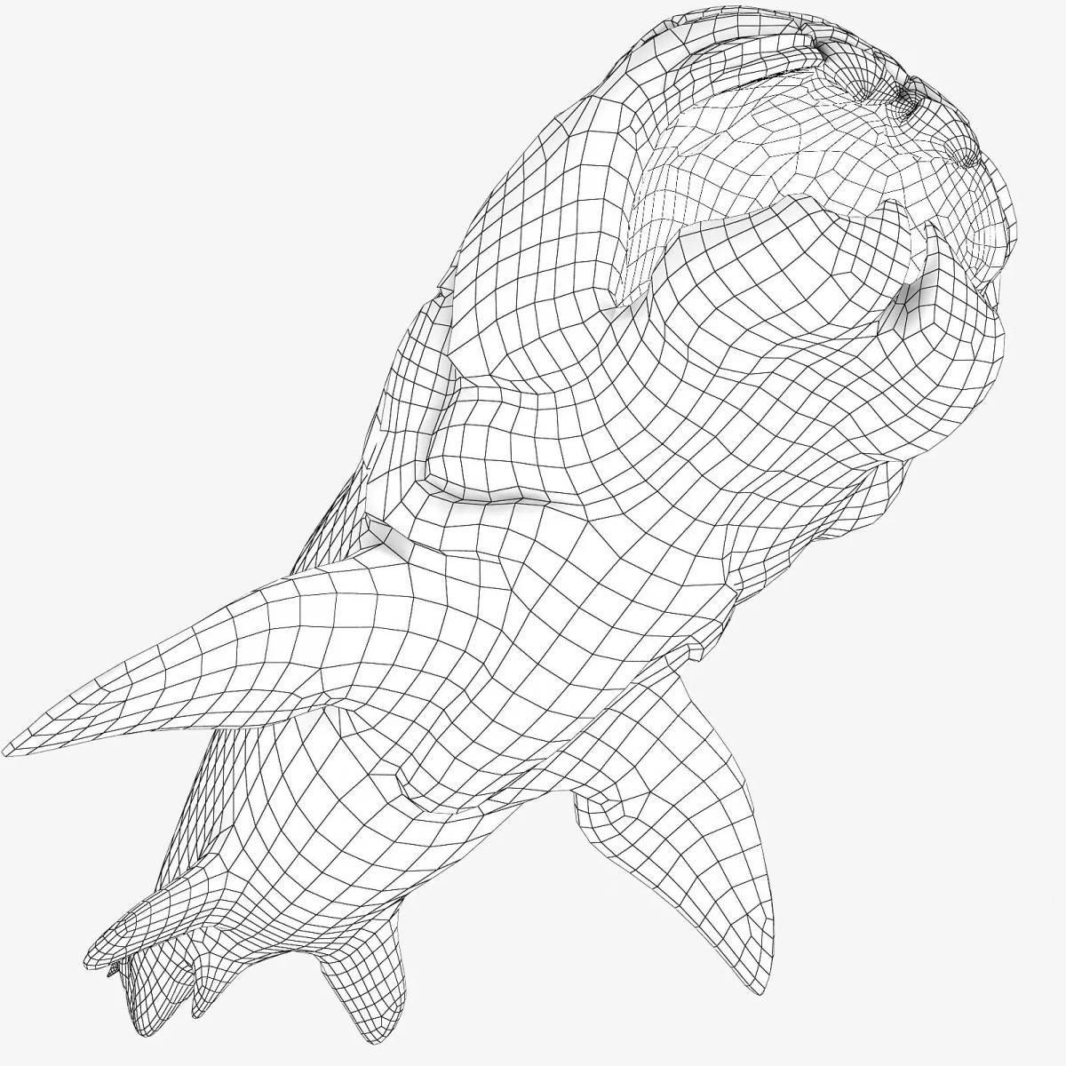 Великолепная раскраска дунклеост