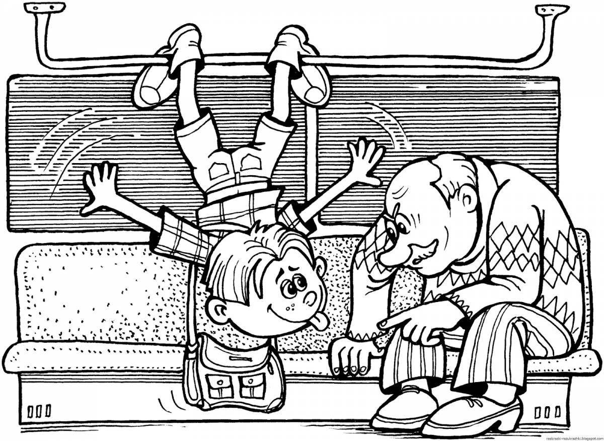 Quirky coloring artists