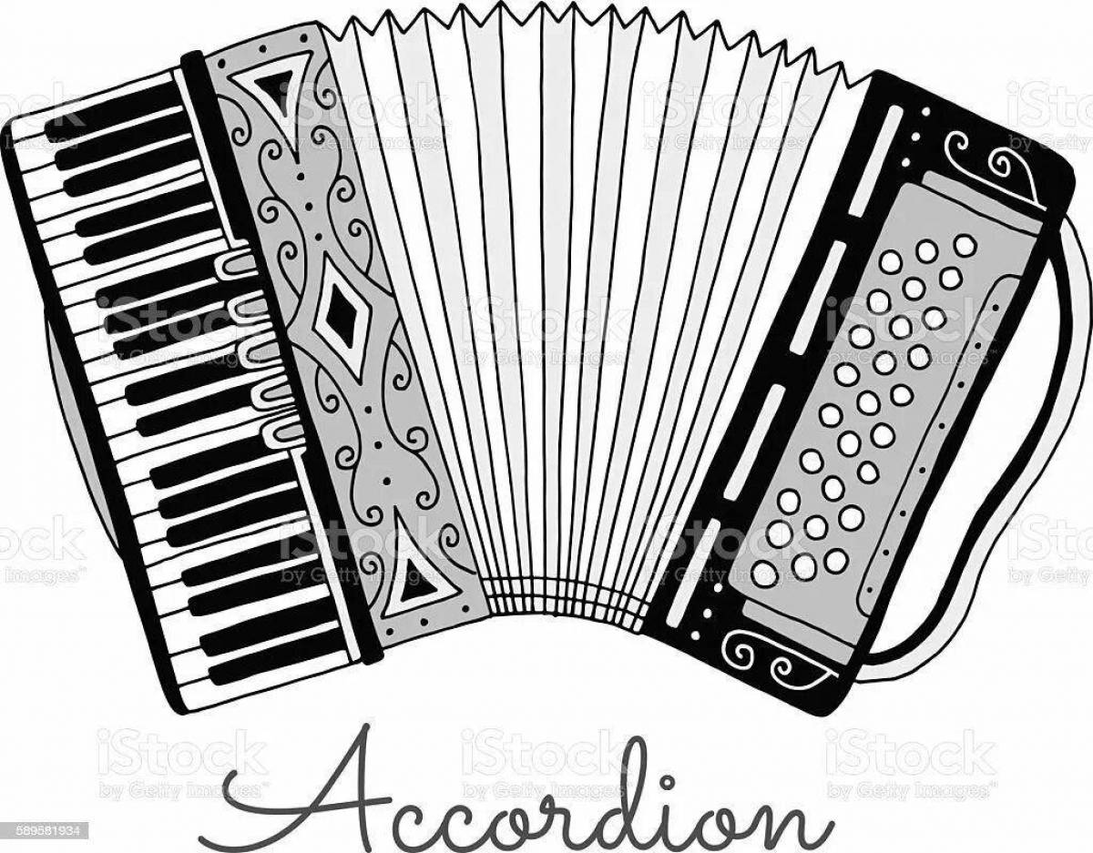 Great accordion coloring book