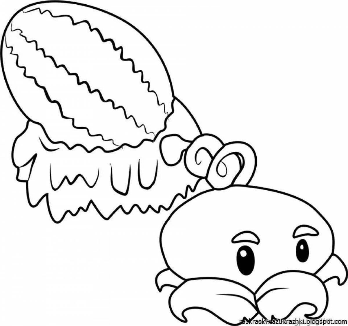 Wonderful coloring pvz