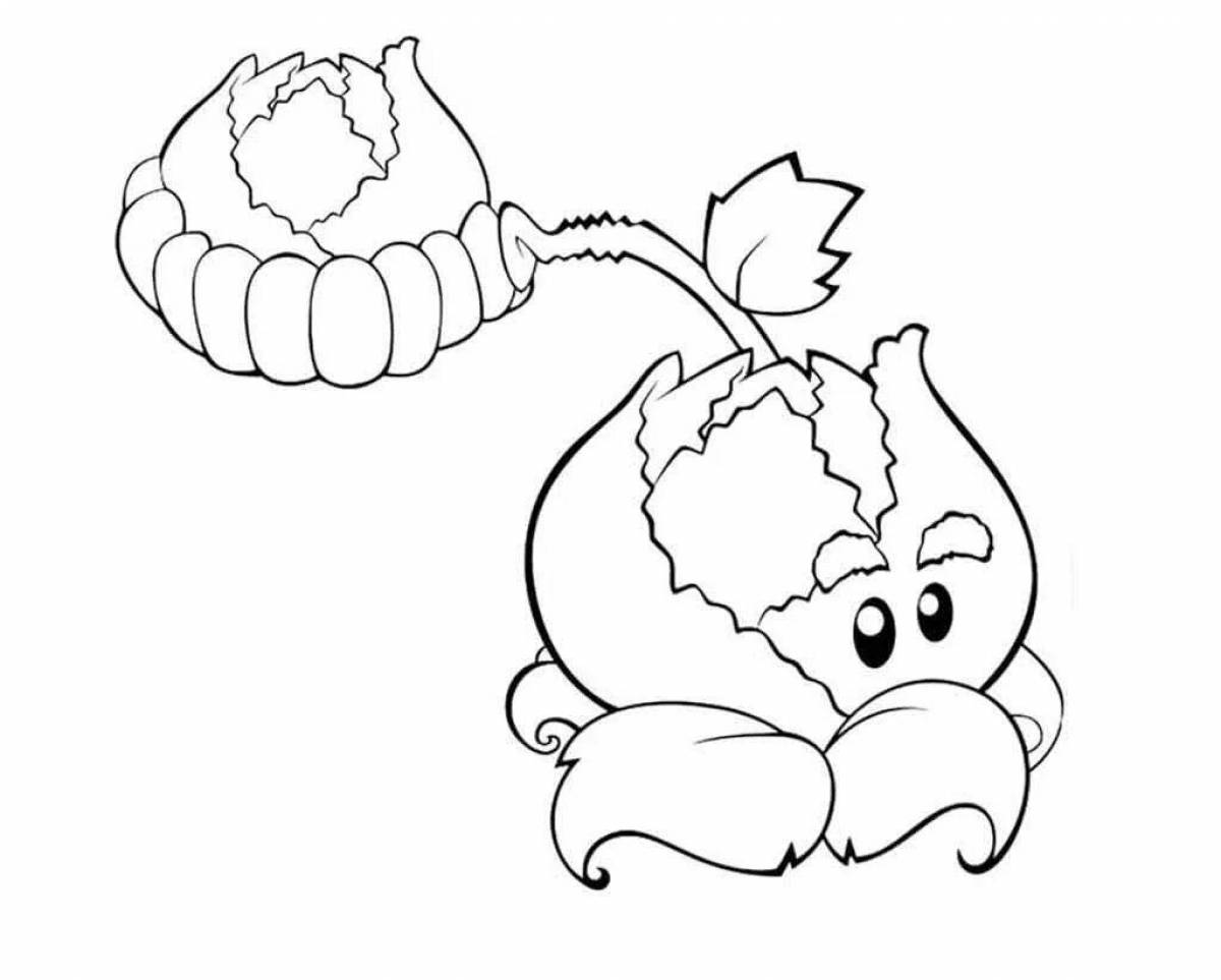 Witty pvz coloring