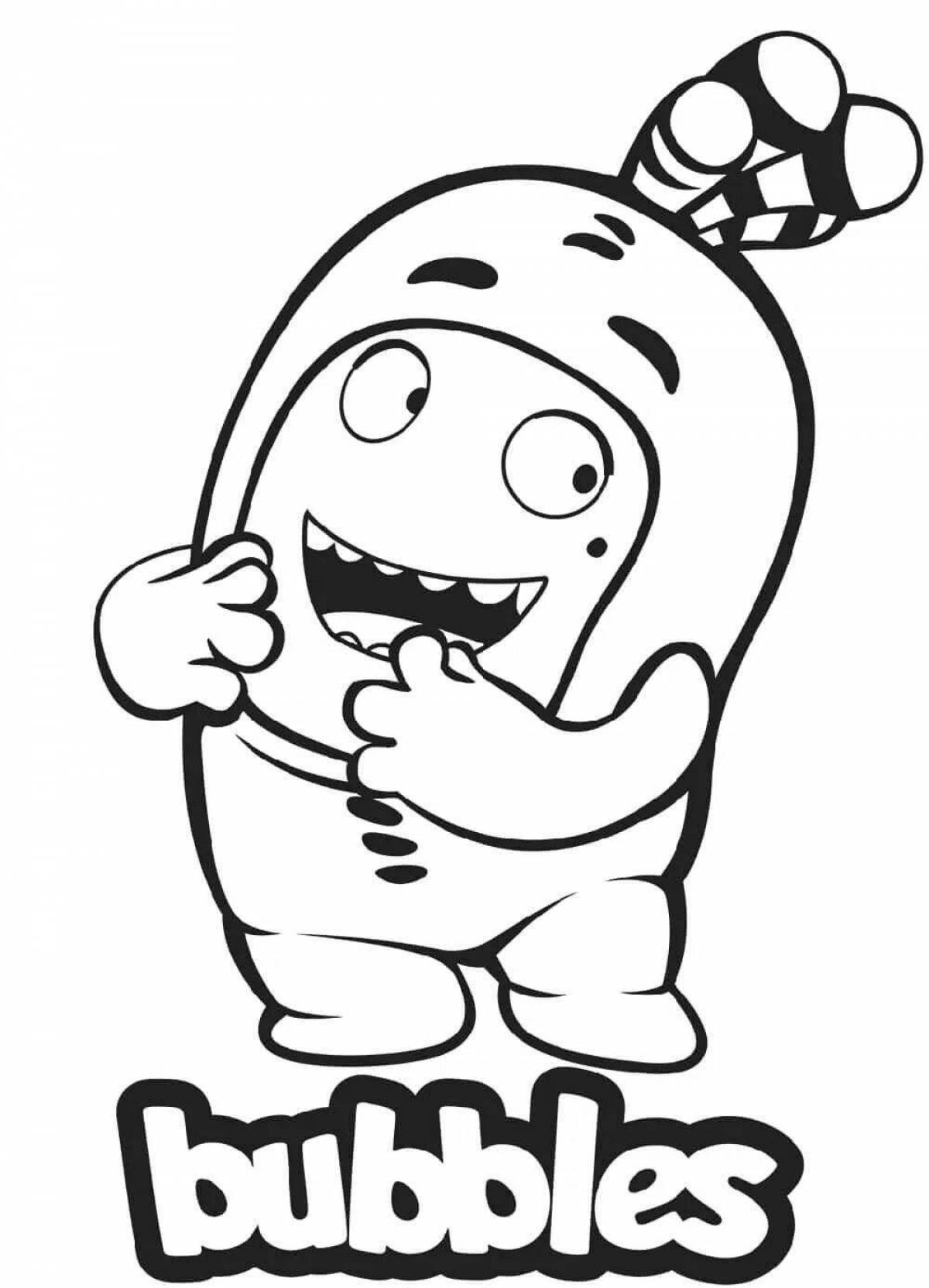 Funny weird coloring pages