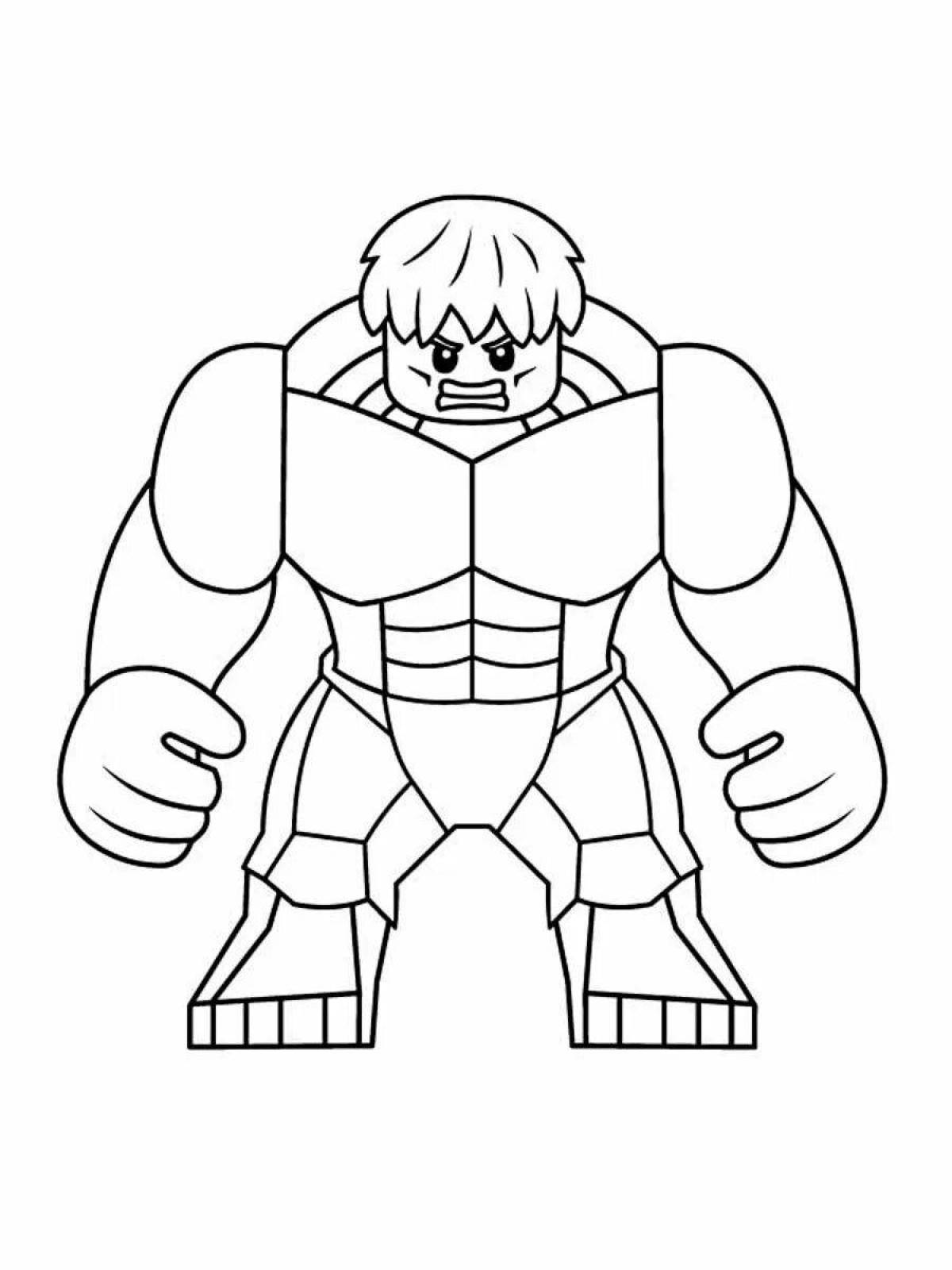 Amazing abomination marvel coloring page
