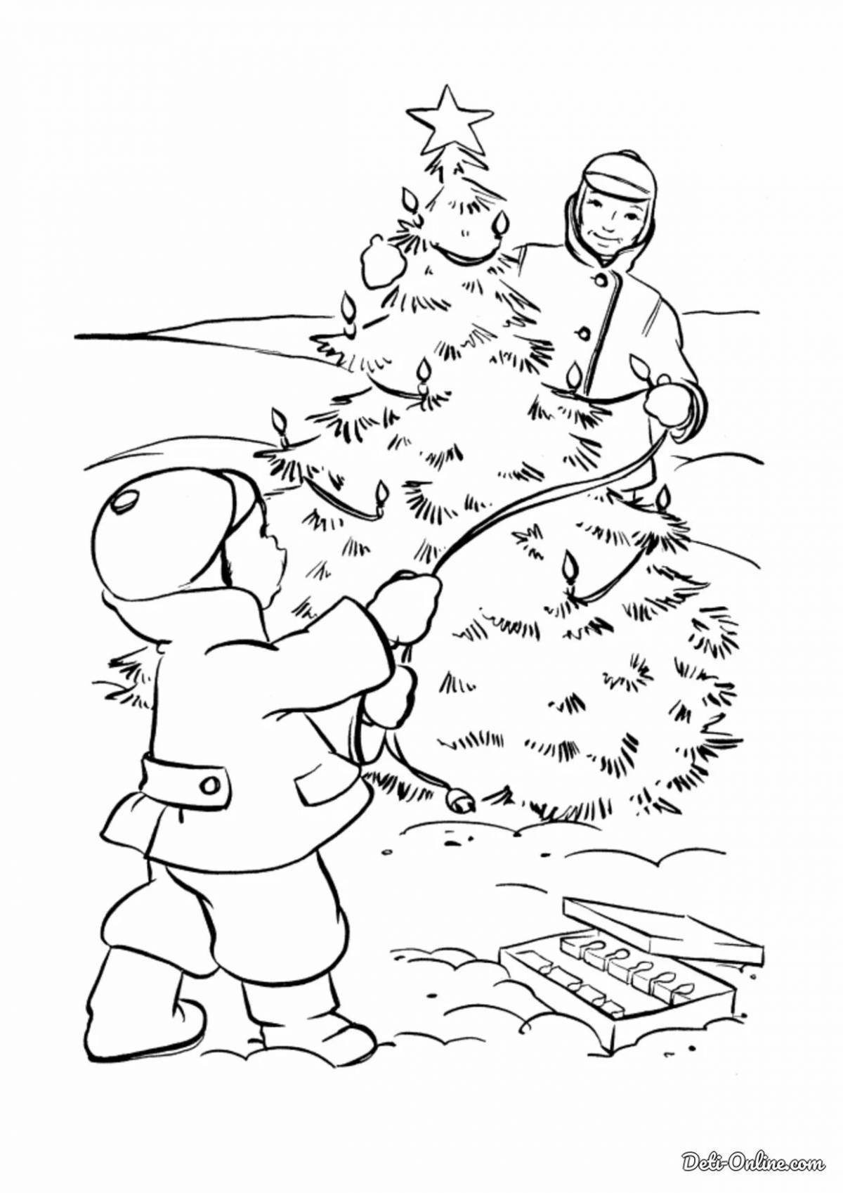 Furious christmas story coloring pages