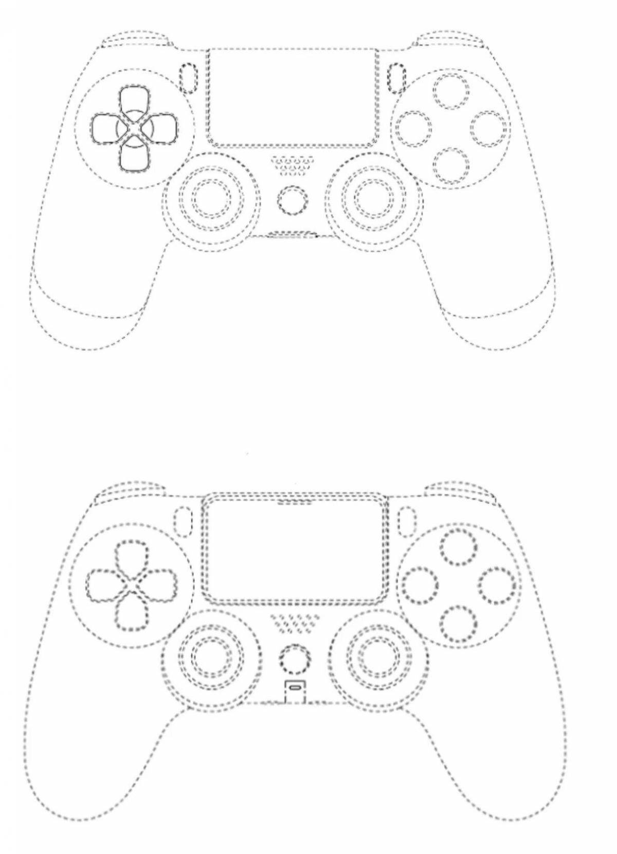 Playstation 4 fun coloring