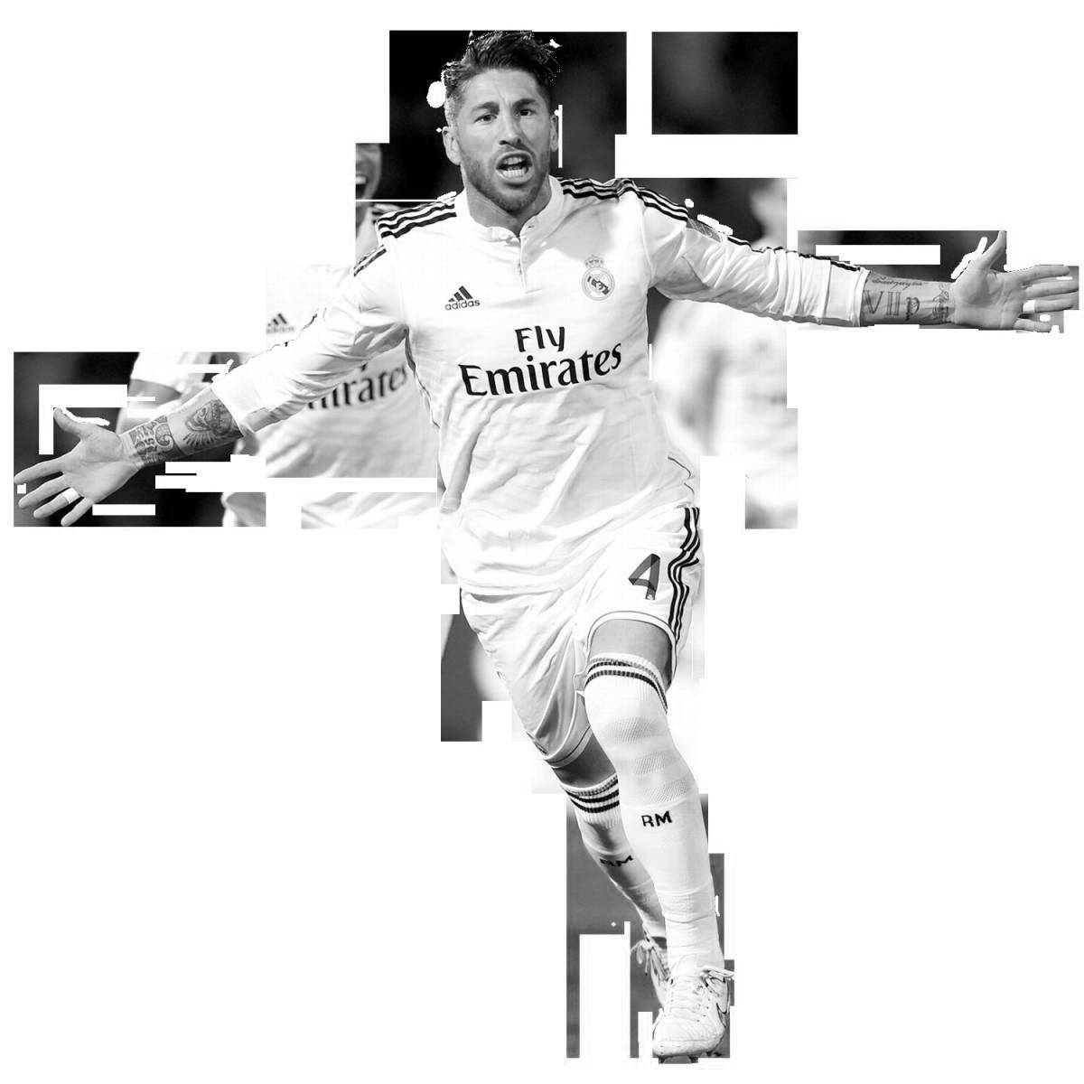Great coloring by sergio ramos