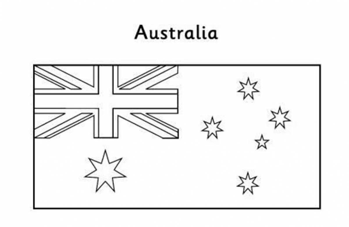 Флаг австралии рисовать
