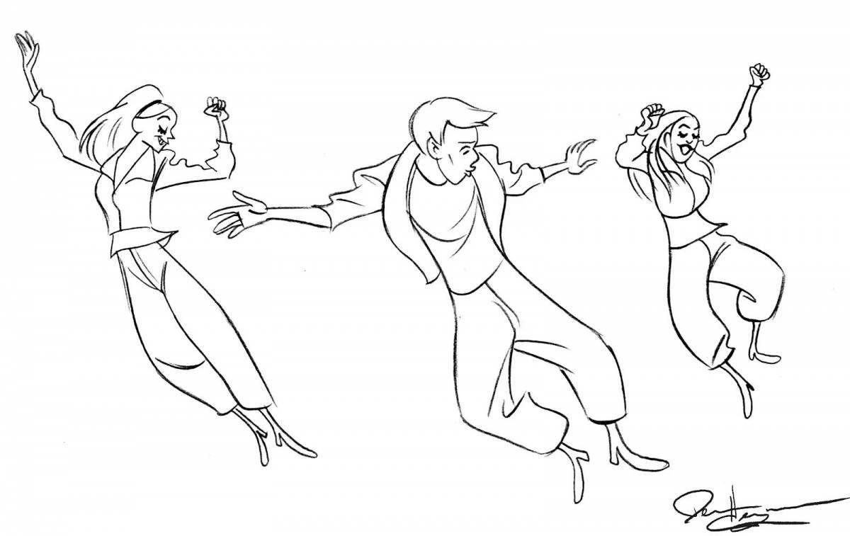 Dancing people #6