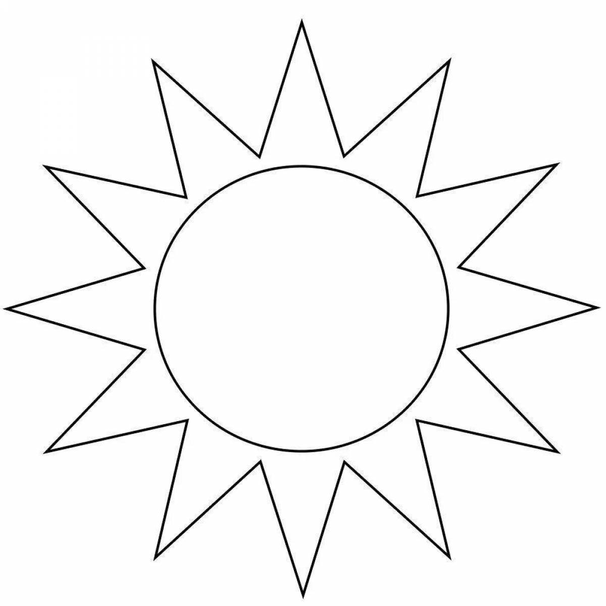 Солнце рисунок #5