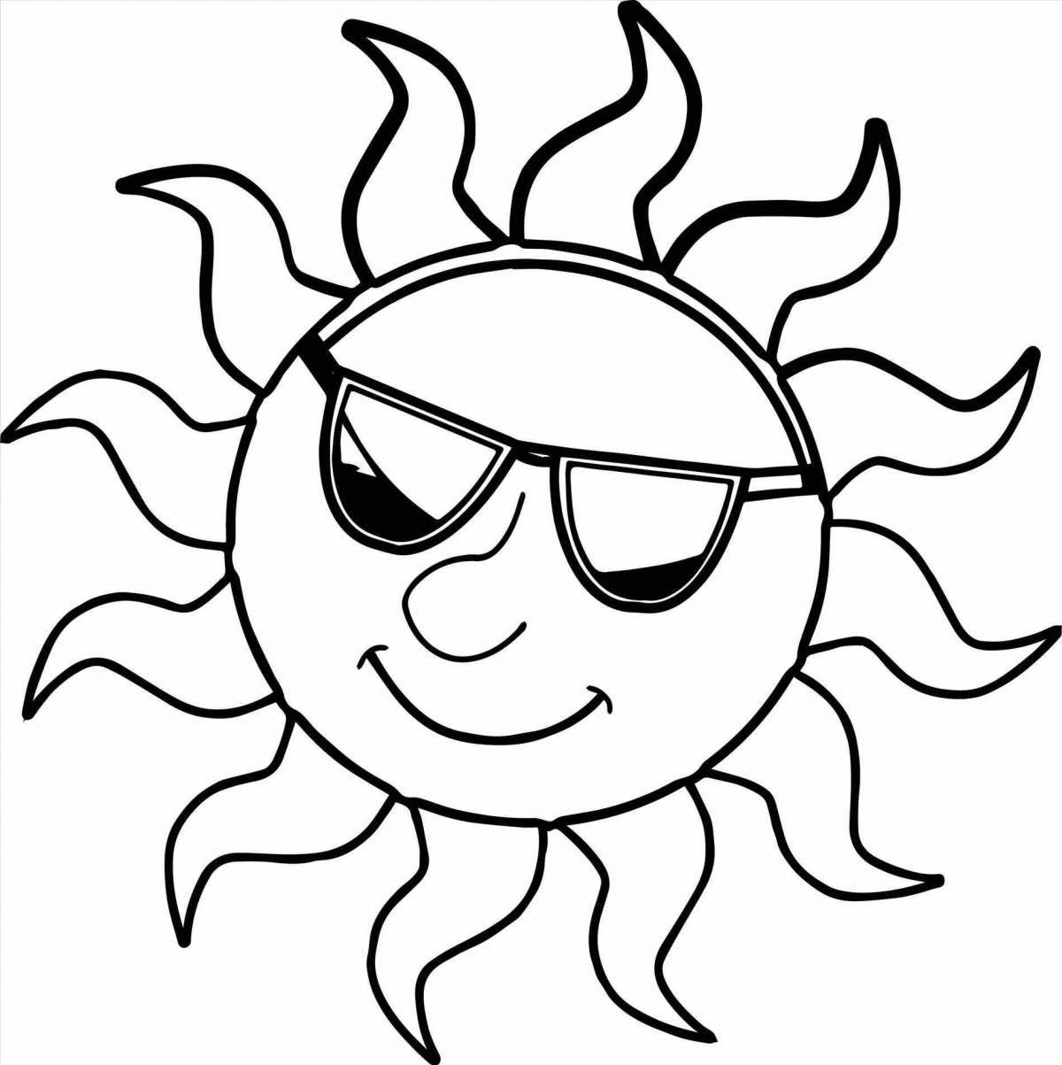 Sun drawing #6