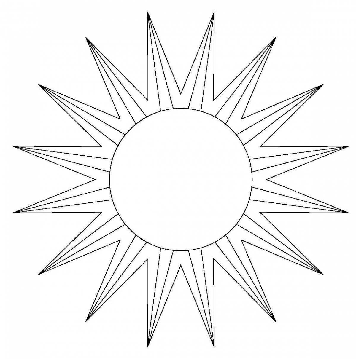 Sun drawing #7