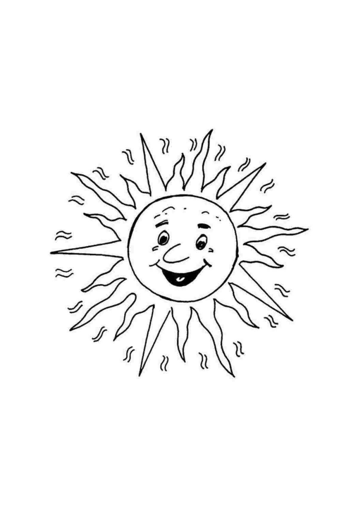 Sun drawing #14