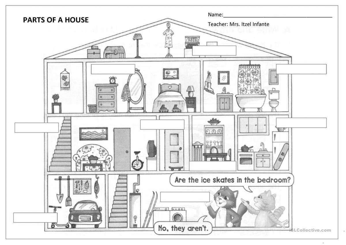 Photo Fun coloring part of the house