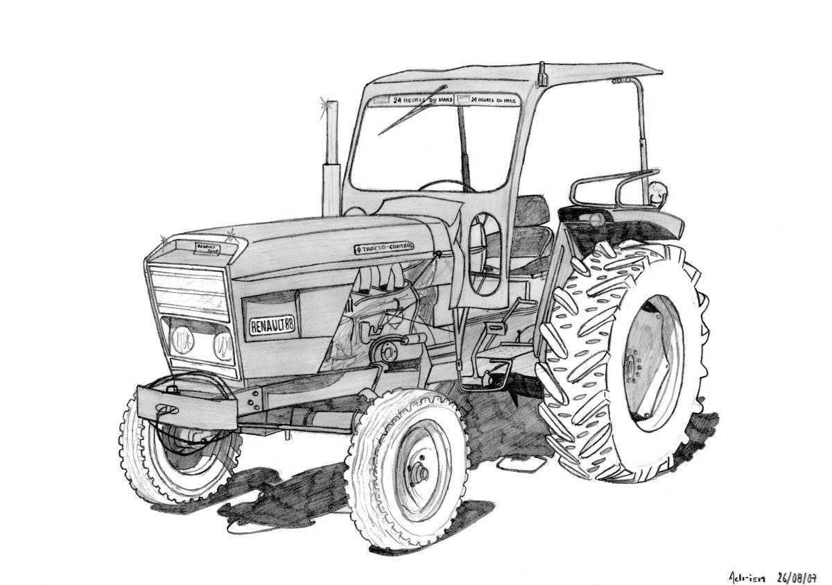 Fun MTZ 80 coloring book