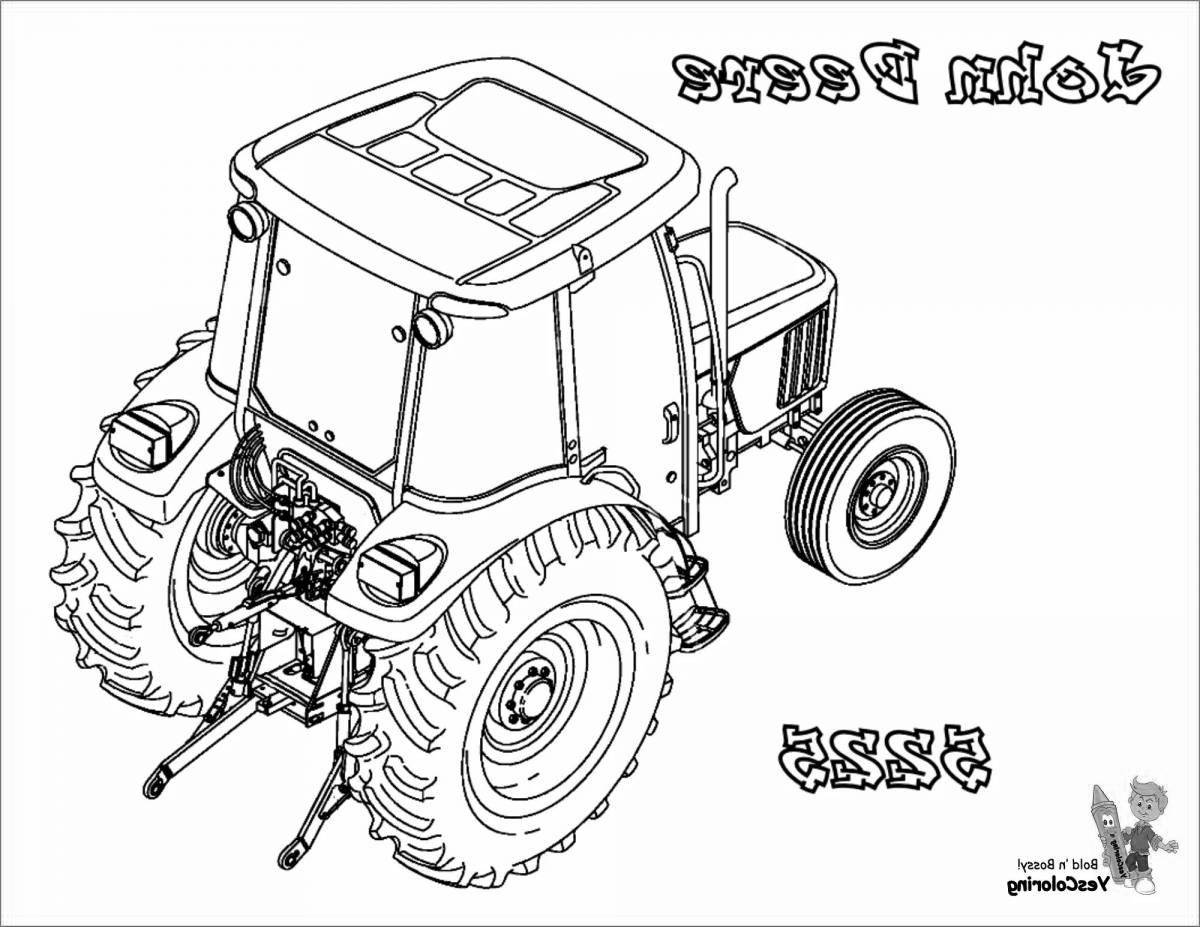 Amazing MTZ 80 coloring book