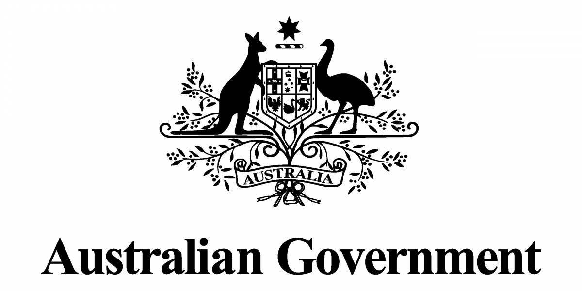 Раскраска великолепный герб австралии