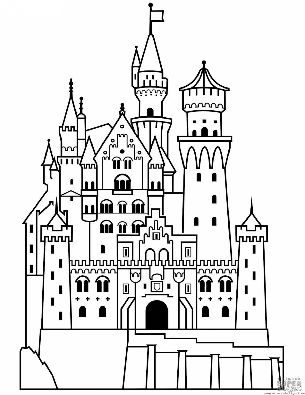 Dazzling drawing of a castle