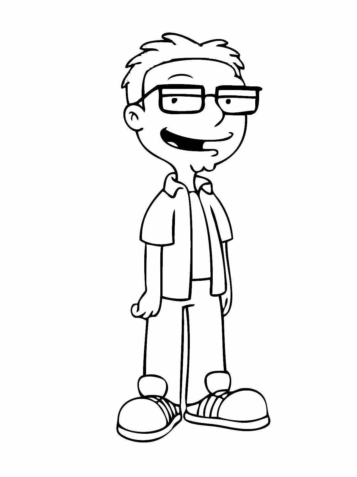 Photo Interesting american dad coloring book