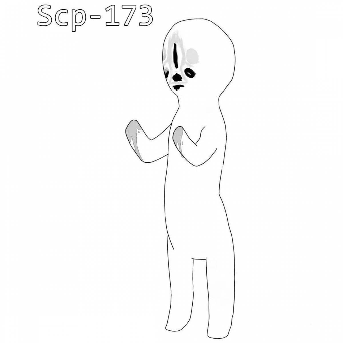 Exciting scp fund coloring page