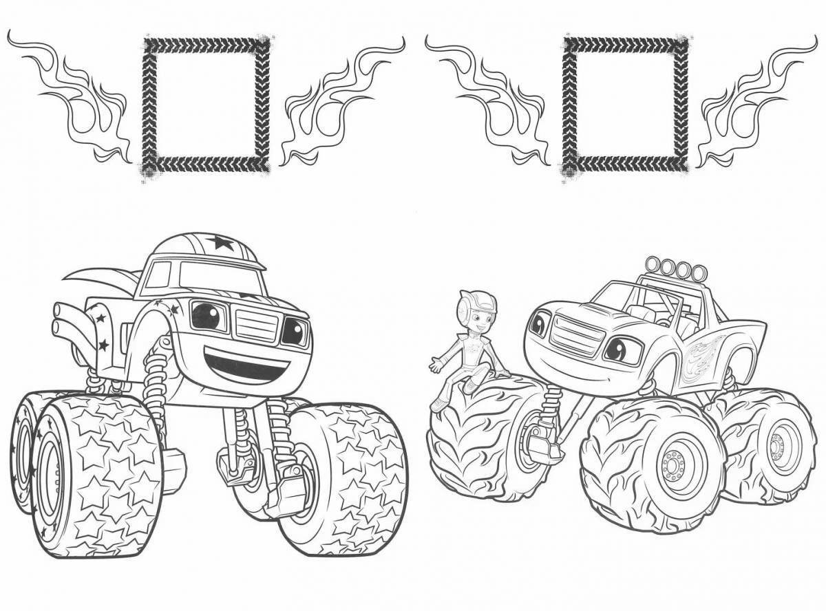 Coloring Daredevil flash - luminous