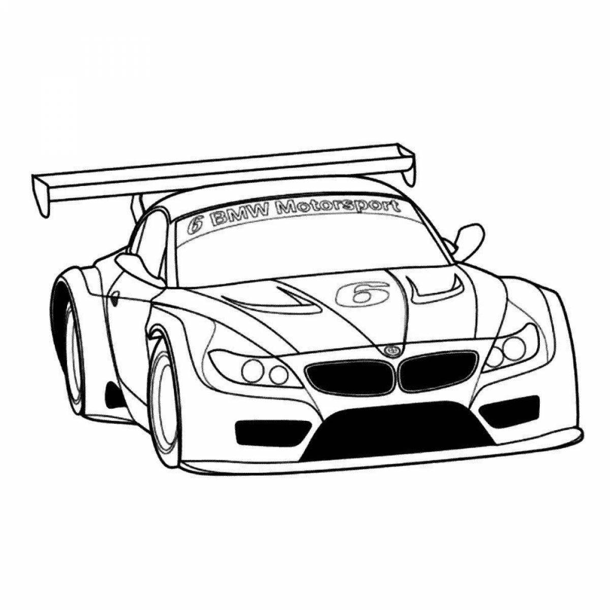 Exciting coloring bmw 3